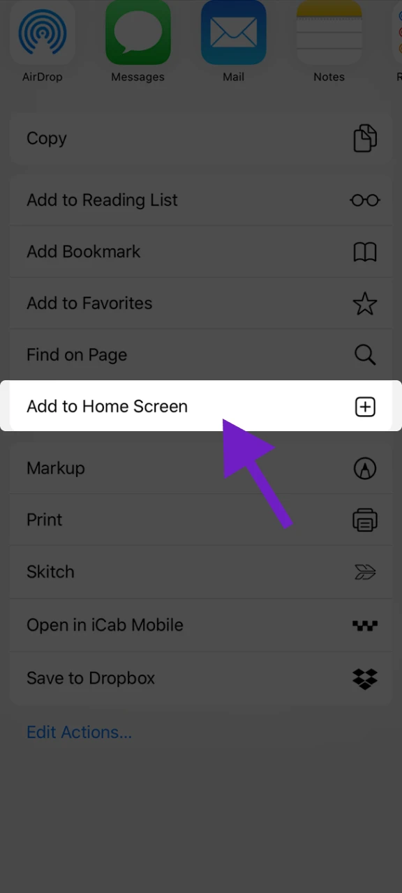 Voeg de Zumospin snelkoppeling toe aan je iOS-apparaat.