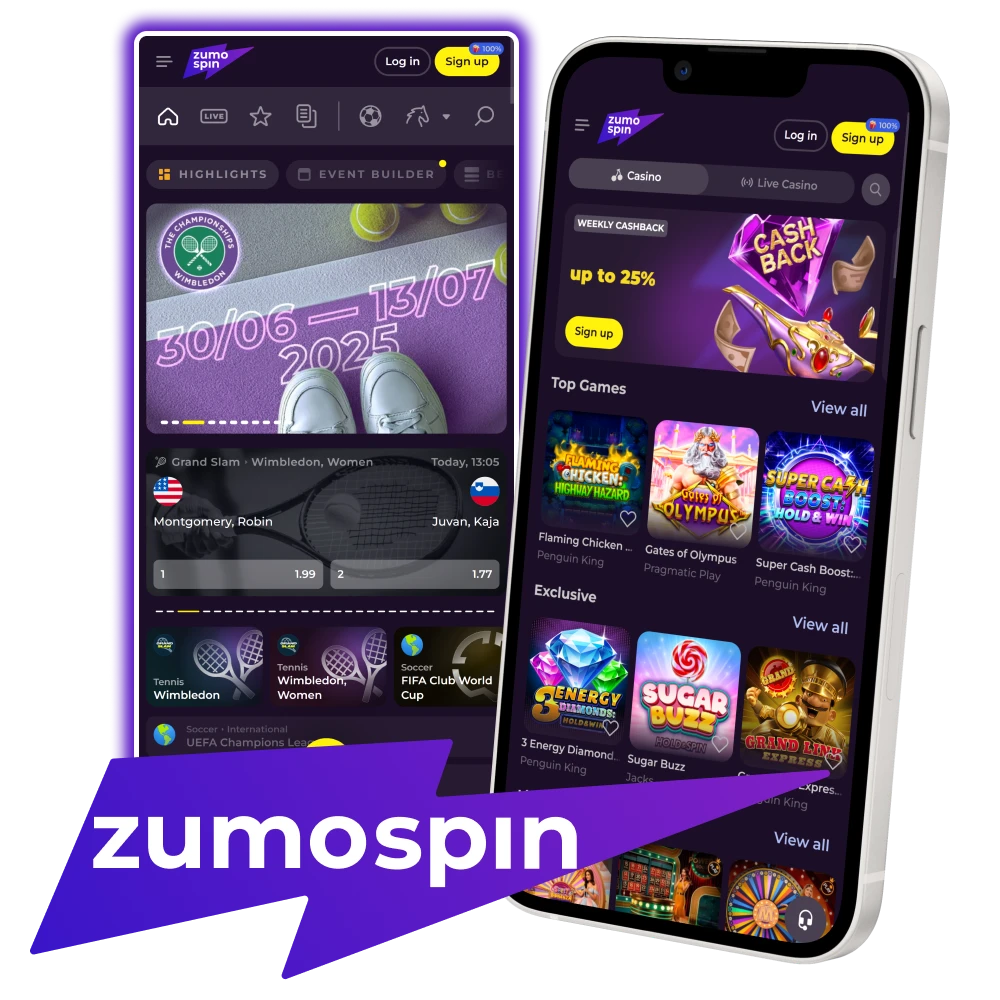 Voeg de mobiele versie van de Zumospin website toe aan je Android of iOS toestel.
