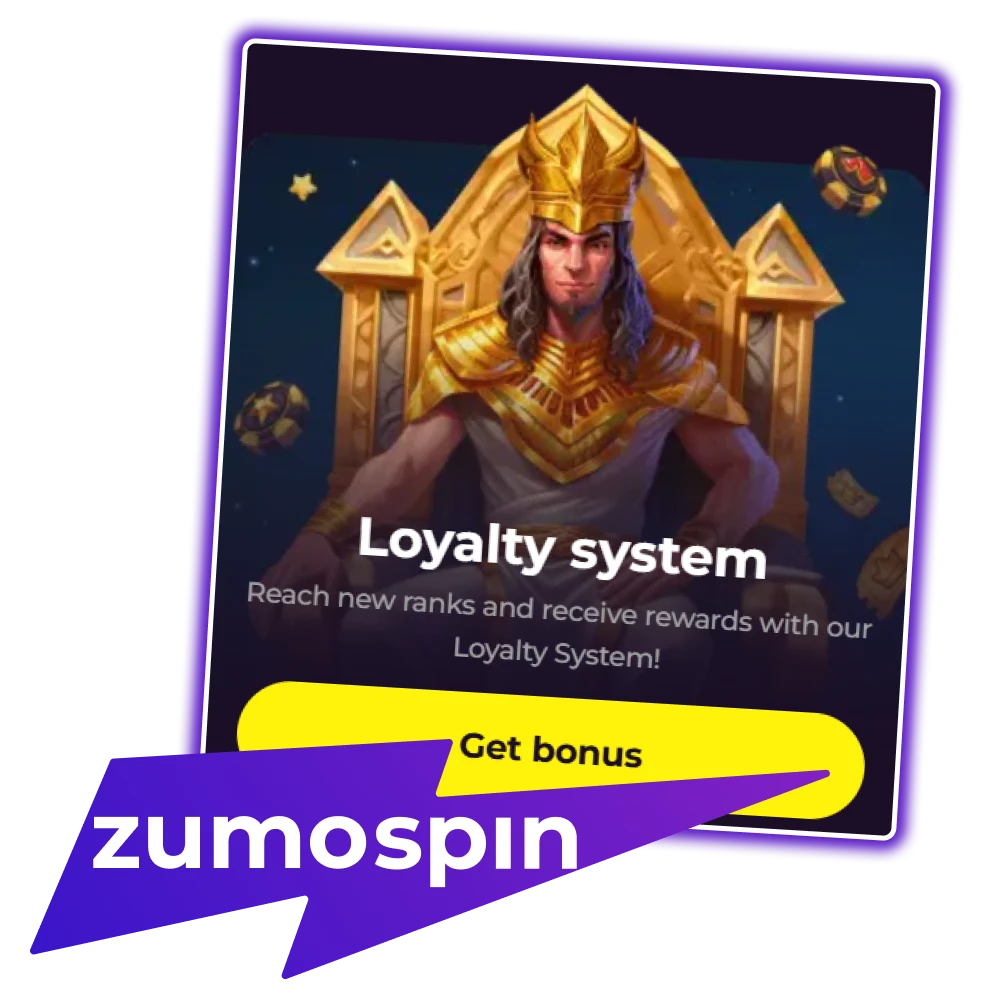Registreer je bij Zumospin en neem deel aan het klantenprogramma.