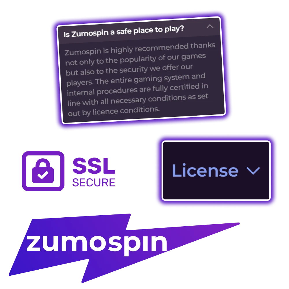 Zumospin is een volledig legaal en veilig platform.